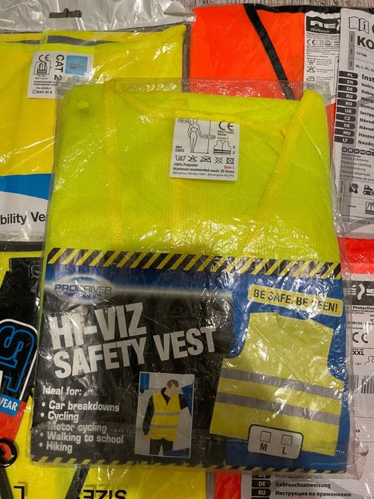 Nowe kamizelki odblaskowe L/XL