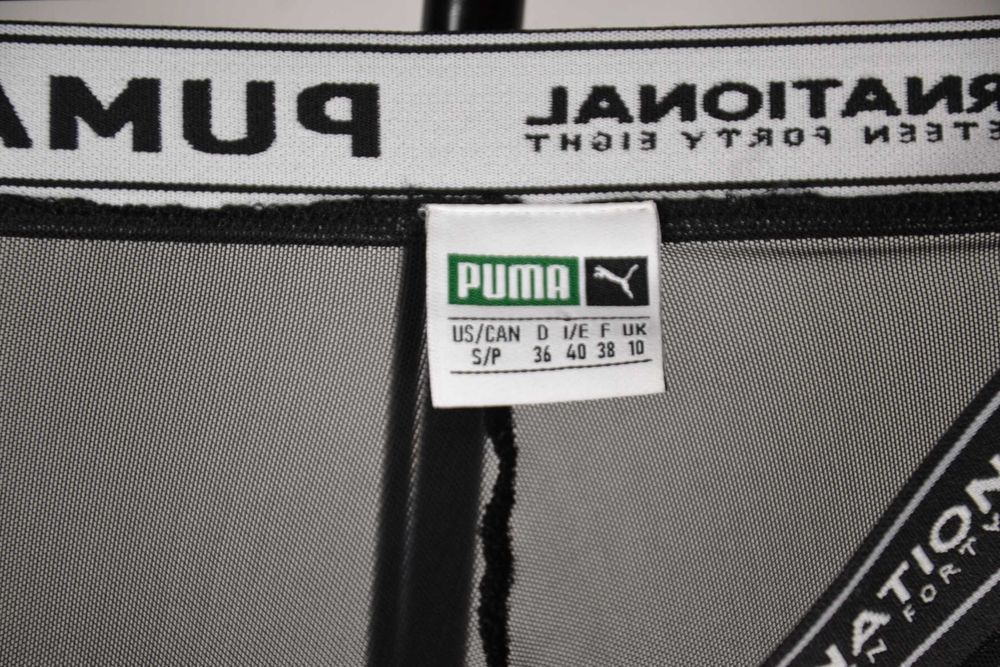 PUMA International Mesh Przezroczyste Legginsy Damskie S Oryginalne Super Stan