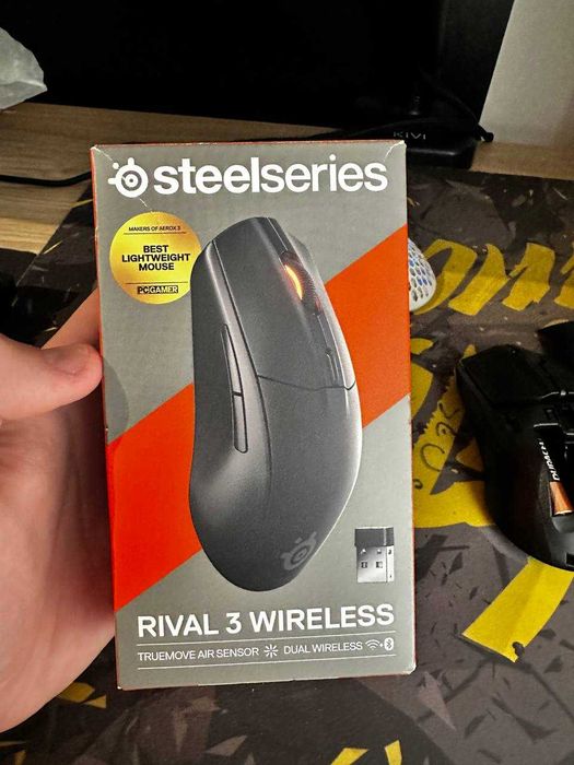 Mysz steelseries Rival 3 Wireless Gen 2 Czarny