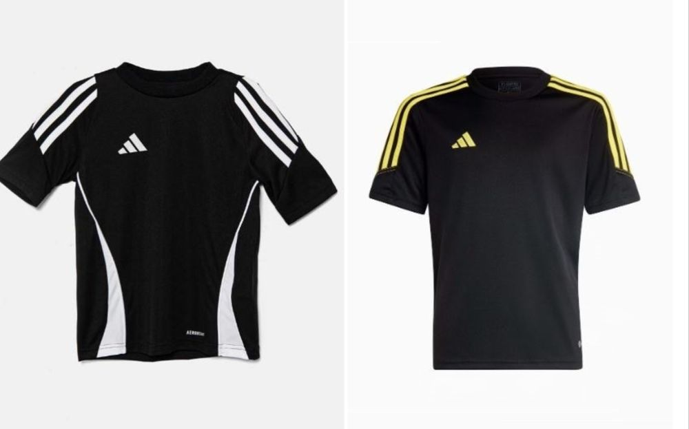 Футболка Адідас Adidas спортивна чорна для хлопчика 7-8 років 128