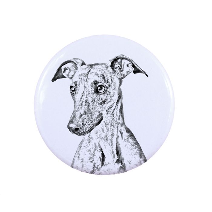 Whippet przypinka z psem mała Art-Dog