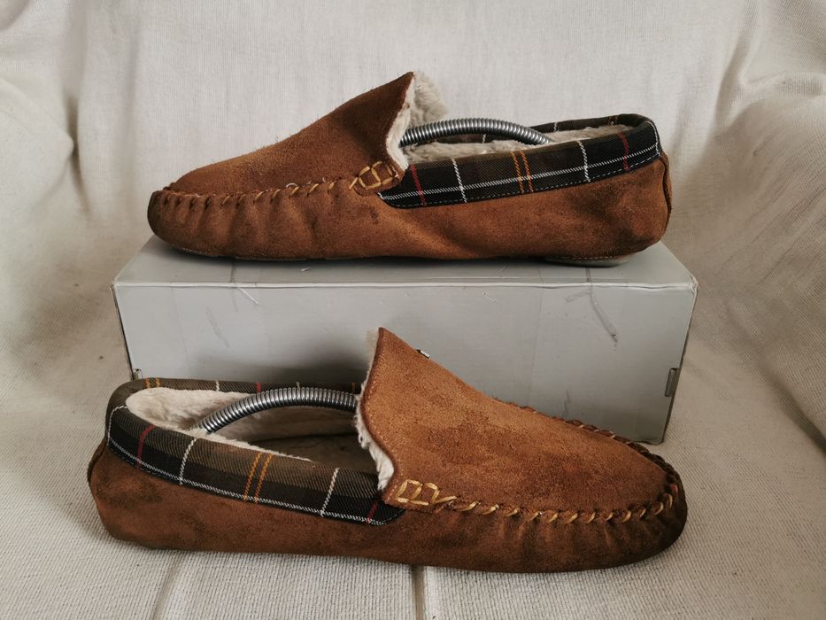 Barbour Monty Slippers Moccasin mokasyny 43
