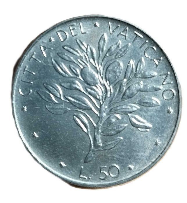 50 Liras 1970 Vaticano