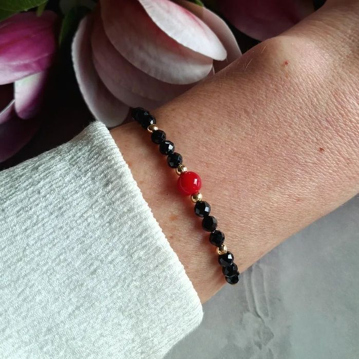 Biżuteria, bransoletka damska. Prezent. Rękodzielo. Święta.