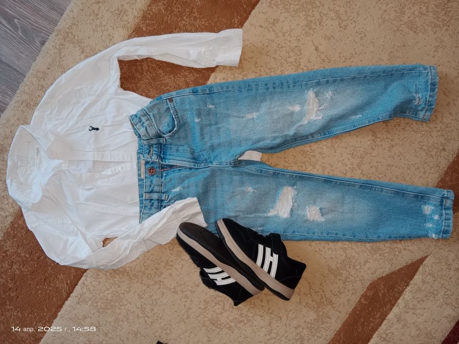 Джинси Мом рубашка Next