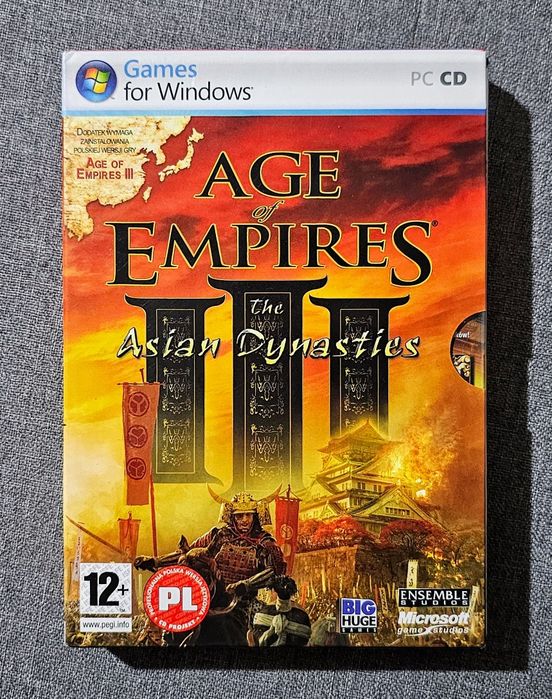 Age of Empires 3 III: The Asian Dynasties PL gra komputerowa PC UNIKAT