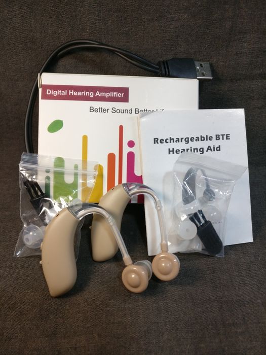 Слуховой аппарат, Слуховий апарат, Перезаряджуваний підсилювач слуху