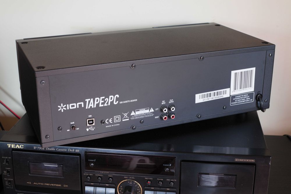 Deck duplo cassette ION Tape 2 PC