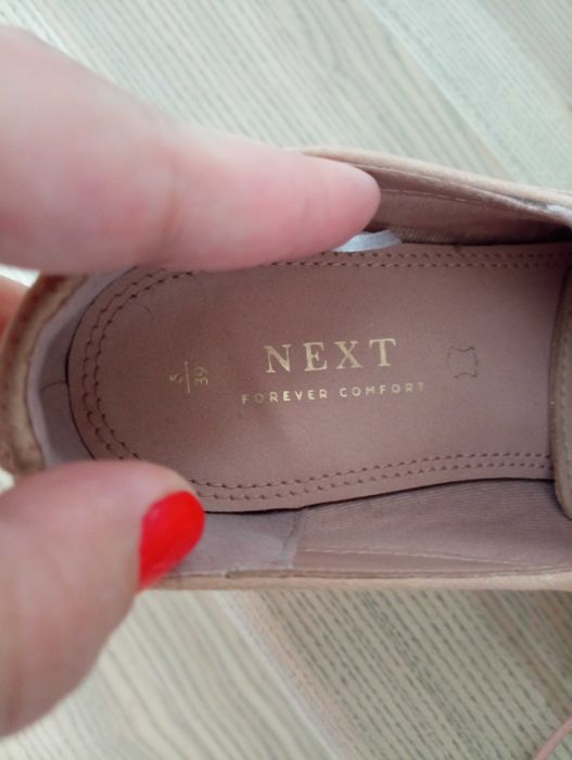 Туфлі 39 розмір нубук оксфорди брогі