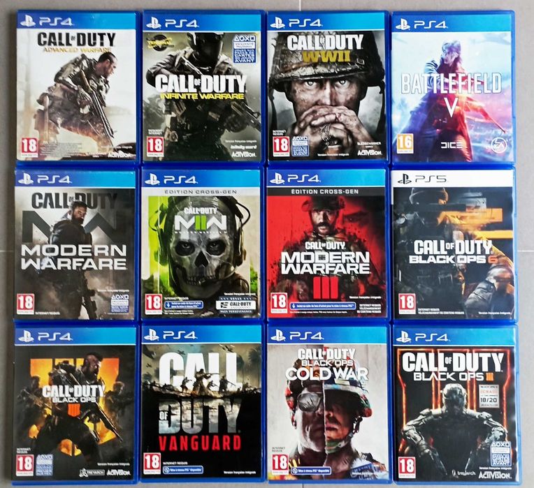 Jogos Call Of Duty Playstation 4 e 5 (PS4 / PS5)