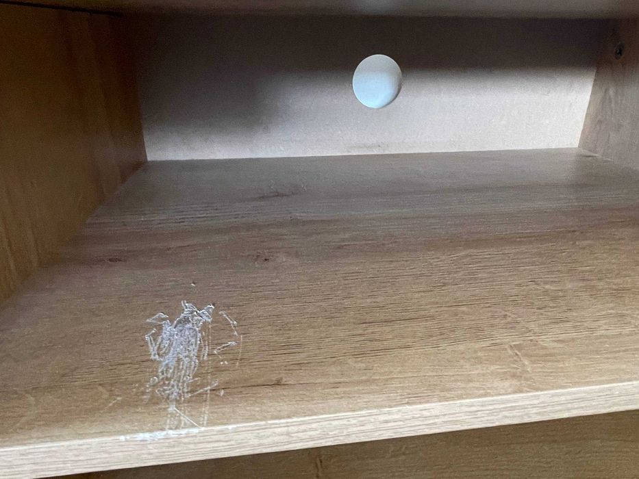 Móvel de TV / Aparador com Portas em Palhinha (Estilo Nórdico)