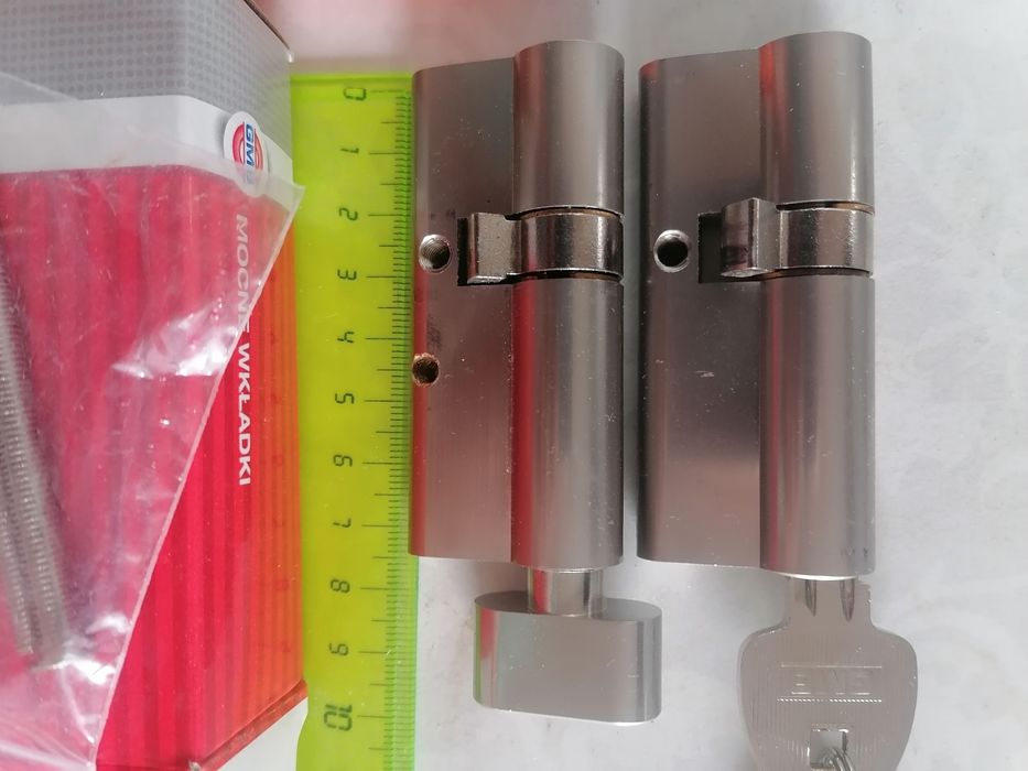 2 Wkładki w systemie 1 klucza GMB zamek drzwi z gałką g28/45 45/28G