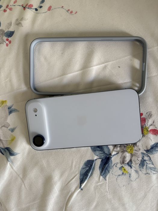 iPhone 17 Air (Azul)- Como Novo (Bateria 100%) com Caixa/ Orjinal Capa Bumper