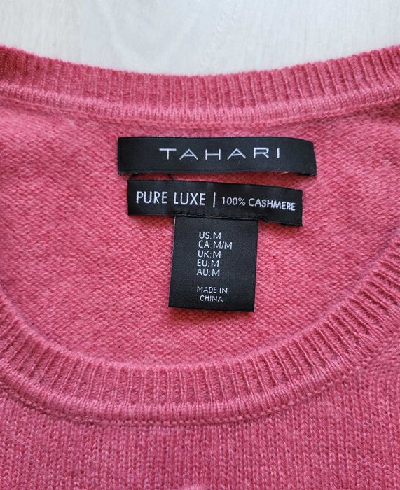 Tahari 36-38 kaszmirowy milutki sweterek