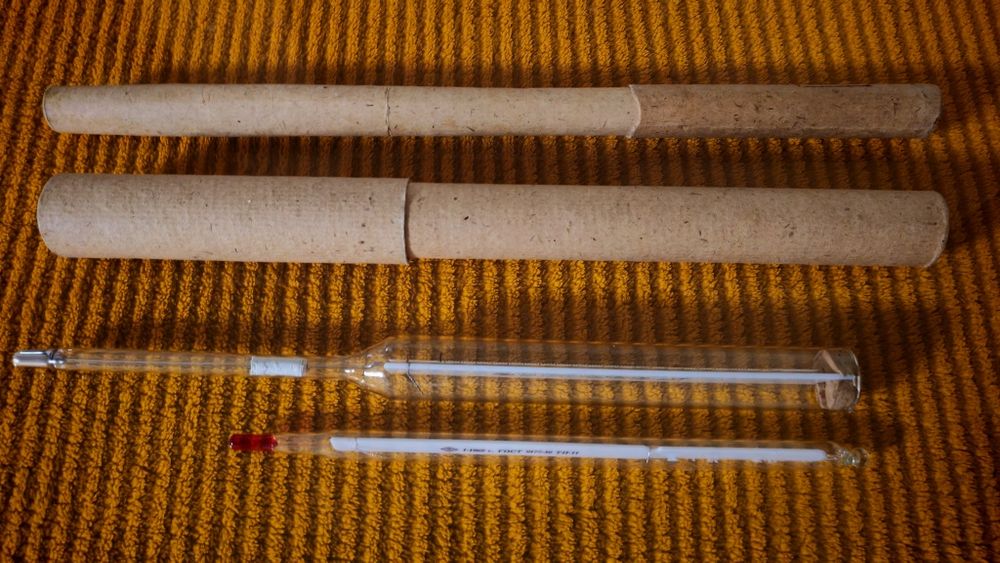 Советский термометр ртутный и спиртовой