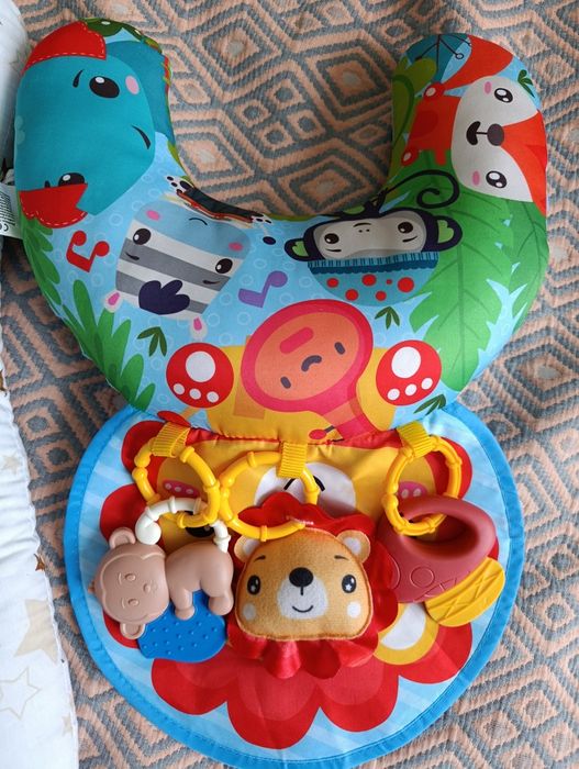 Подушка для лежання на животику, кокон та подушечка