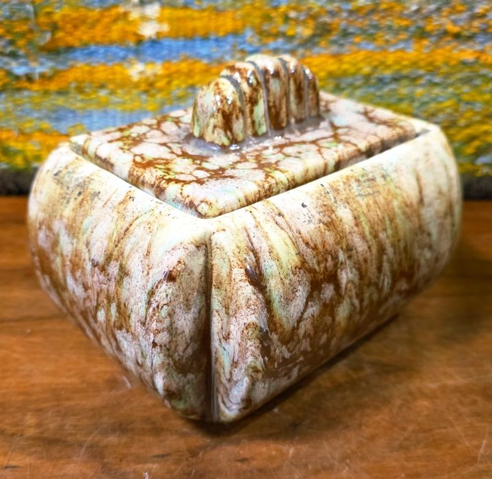 Puzderko ceramiczne - Art Deco, Jasba