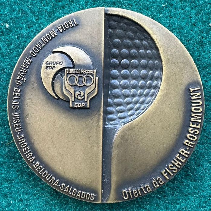 Medalha comemorativa em bronze EDP
