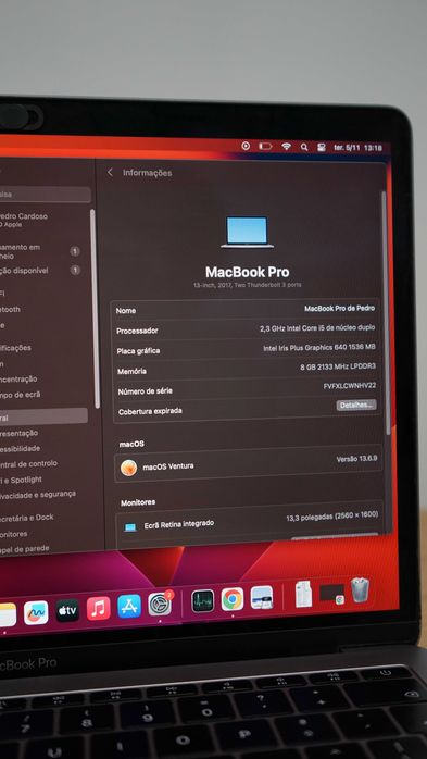 MacBook Pro 13’’ 2017 | 128GB  | 8GB RAM | Dual-Core Intel Core i5