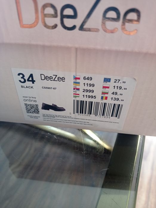 Mokasyny 34 dziewczęce CCC DeeZee