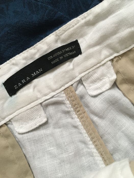 Штани льон коттон zara tommy hilfiger