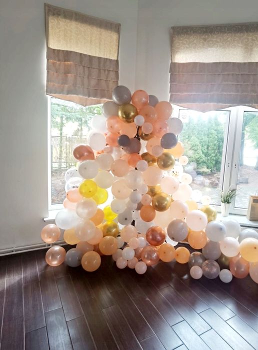 MODNY ZESTAW BALANÓW girllanda 125sztuk na imprezy ogród taras