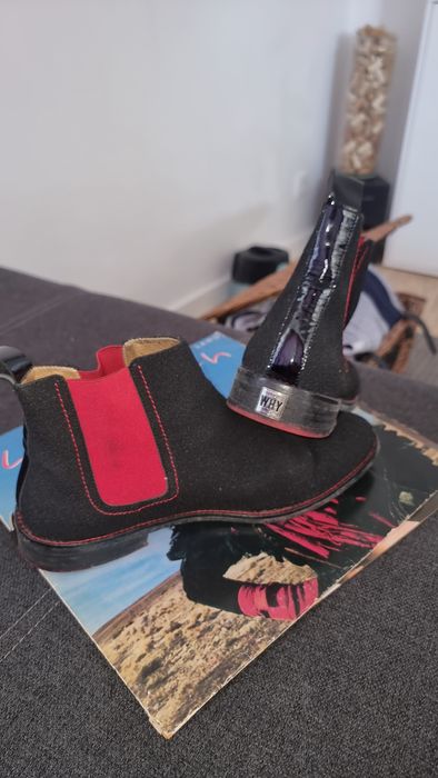 Bota masculina em couro