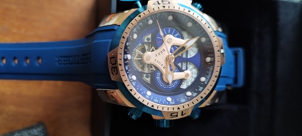 Мужские часы Reef Tiger  Aurora Consept RGA3503-PLGLR  \-PBSG