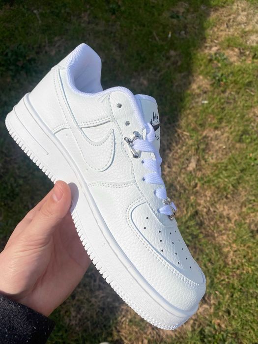 Кросівки Nike Air Force 1 Low Molten Metal Silver White , найк молтен , найк Аір Форси чоловічі/жіночі