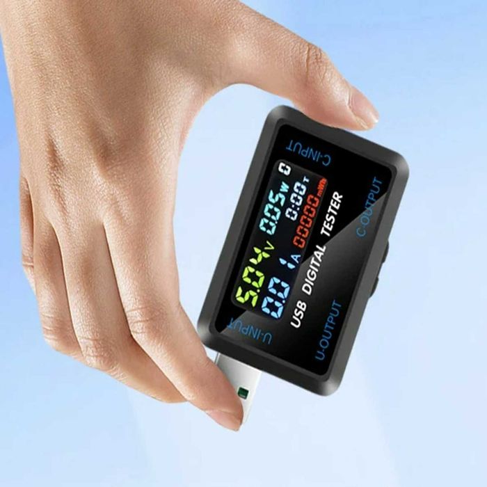 Оригинальный ChargeMaster USB ЮСБ Тестер анализатор зарядных 150 Ват