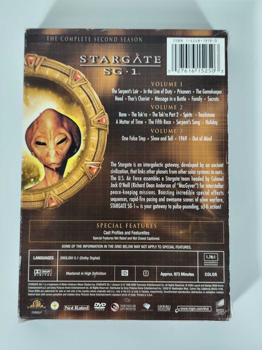 Stargate SG-1 - 2ª Temporada DVD