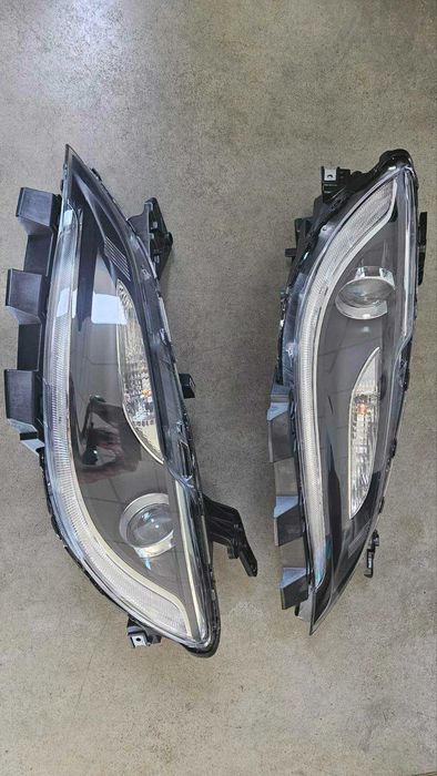 Фара фари Chrysler 200 Крайслер 200 LED Хром вставка 14-16