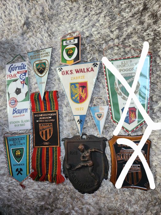Pamiatki sportowe gornik zabrze  gks pogon