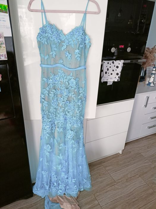 Przepiękna suknia maxi r34/36