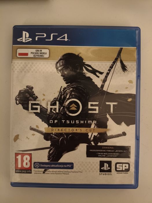 Ghost of tsushima director's cut PlayStation 4 PS5 + dodatek wyspa IKI