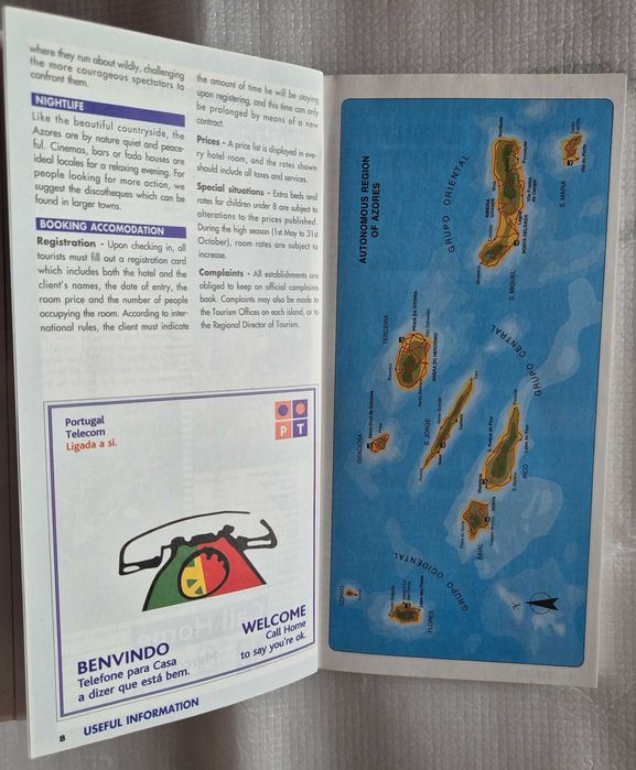 Guia «Azores - Guide for Tourists»