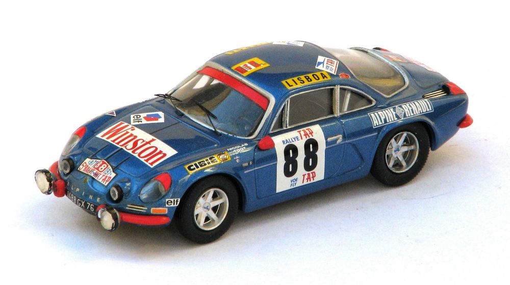 Alpine A110 Vencedor Rali TAP Portugal 1971 Troféu 1/43 em Caixa