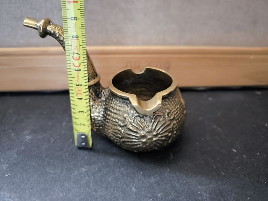 Cinzeiro de cachimbo em bronze