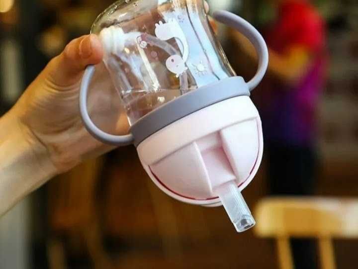 Дитяча бутилочка, непроливайка, поїлка 250мл.