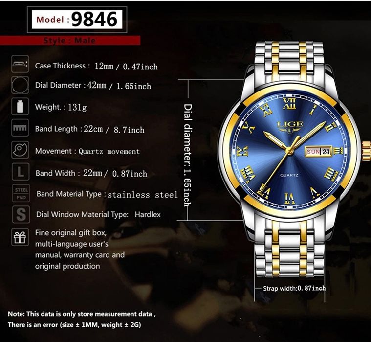 LIGE lg9846h-ld-uk EU. Опт, Дроп