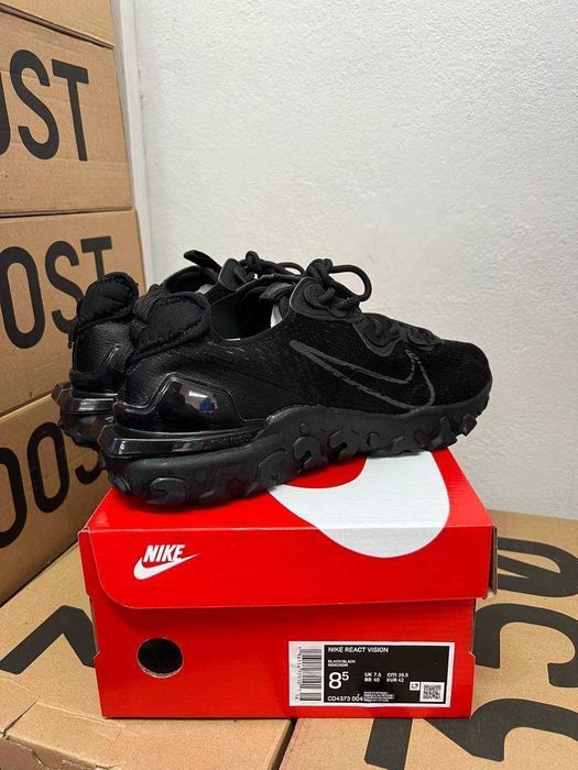 Мужские кроссовки Nike React Vision Lux Black. Размеры 40-45