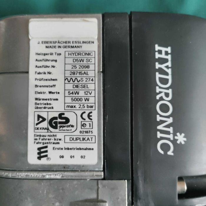 Sistema Aquecimento / Frio Coolant/Heater Hydronic D4/D5