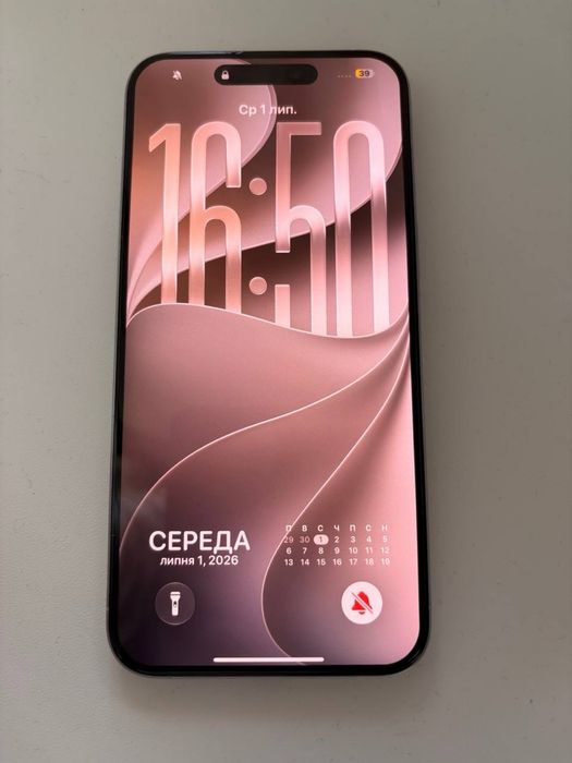 Iphone 15 pro max 256gb white/білий