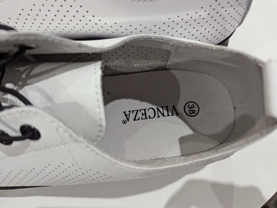 Buty skórzane Vinceza nowe rozm. 38