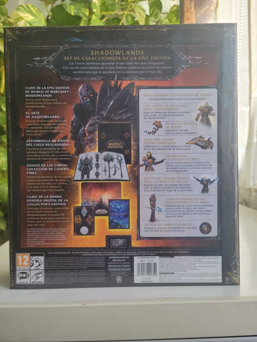 World of Warcraft - Shadowlands Collector's Edition (Novo, Selado)