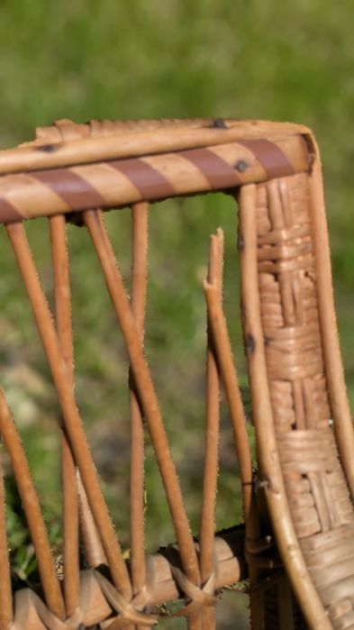 Fotel bujany dziecięcy boho