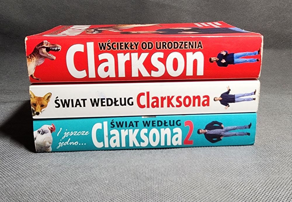 Zestaw 3 ksiazek Jeremy Clarkson