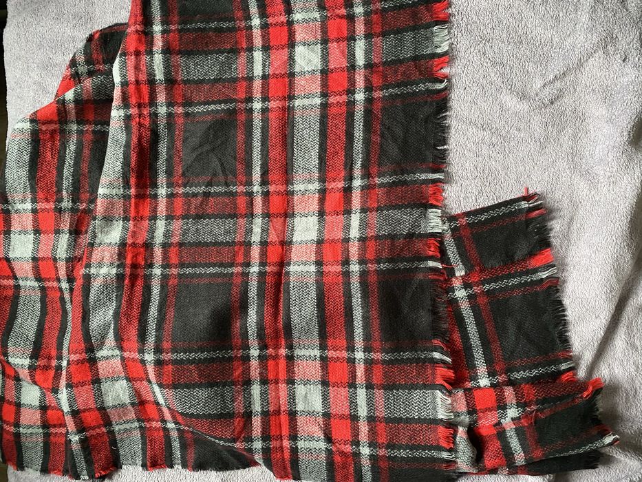 szal chusta 30% wełna 70% wiskoza