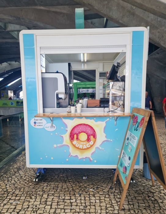 Vende se quiosque e trespasse de loja