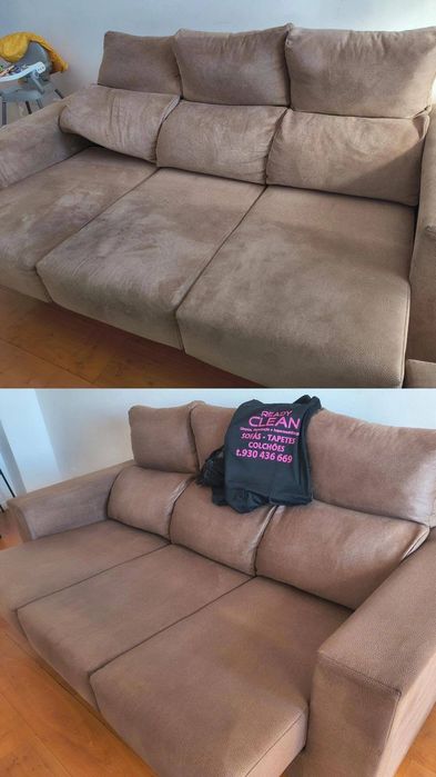 Limpeza sofas tapetes carpetes colchões